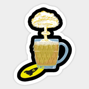 Atomic Beer Bomb Sticker